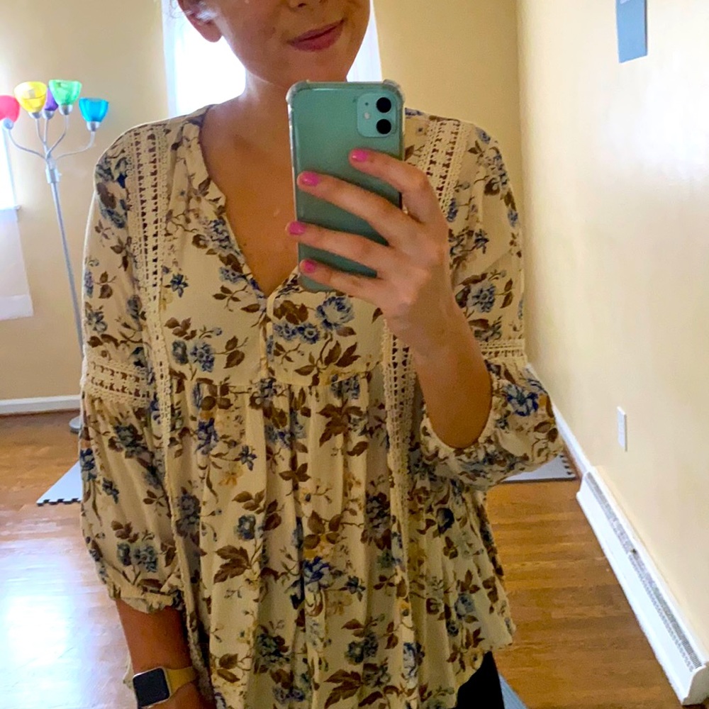 American Eagle Boho Blouse